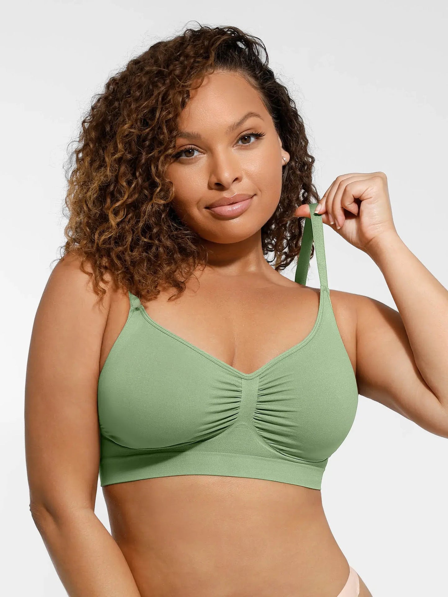 Scrunchy Wireless Comfort Bra