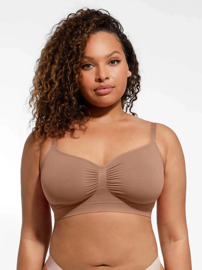 Scrunchy Wireless Comfort Bra – Smooth, Supportive, Everyday Fit