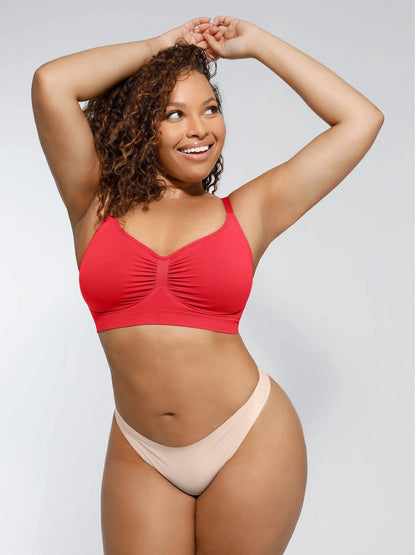 Scrunchy Wireless Comfort Bra – Smooth, Supportive, Everyday Fit