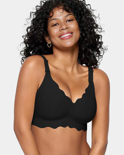 Scalloped Jelly Bra - Wireless Support