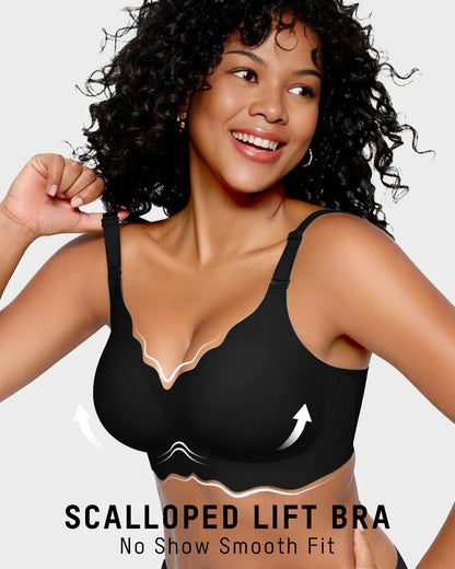 Scalloped Jelly Bra - Wireless Support