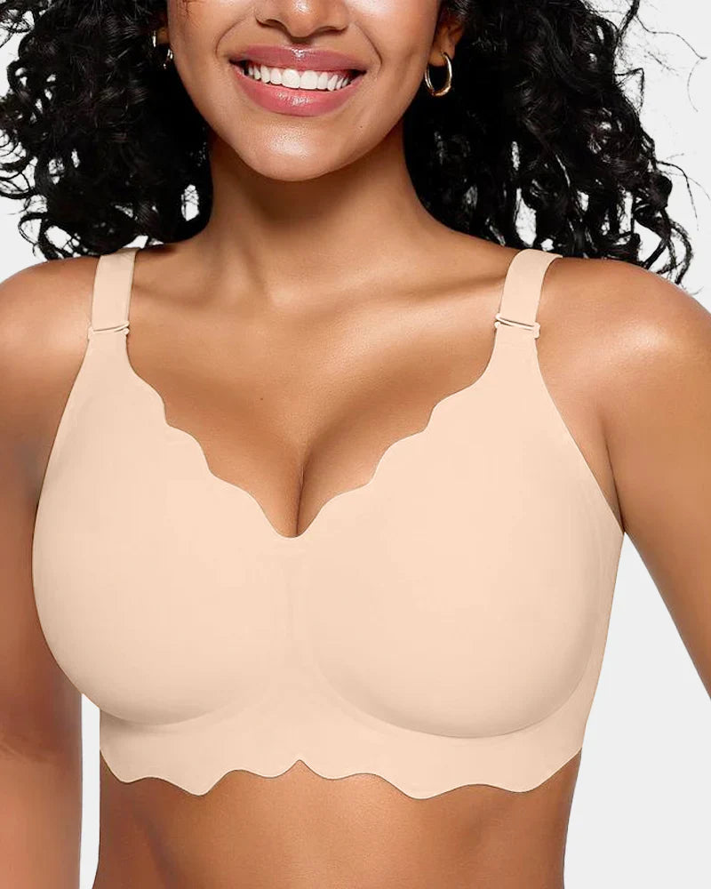 Scalloped Jelly Bra - Wireless Support