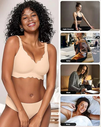Scalloped Jelly Bra - Wireless Support