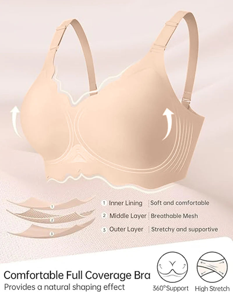 Scalloped Jelly Bra - Wireless Support